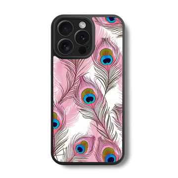 The Pink Peacock Glass Case