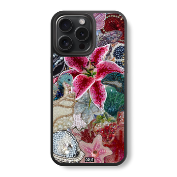 Abalone Adornment Glass Case