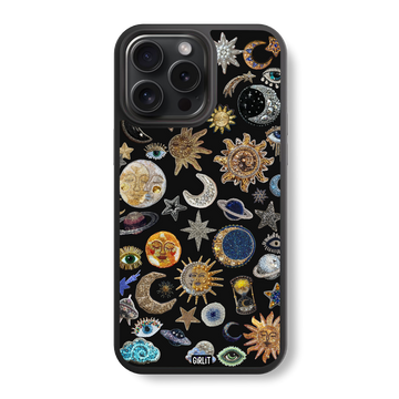 Night Sky Mosaic Glass Case