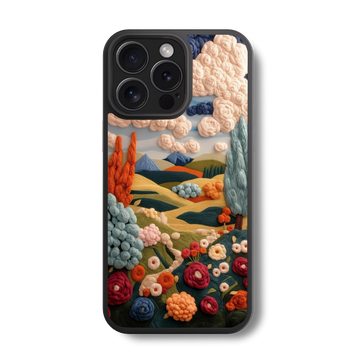 The Puffy Meadow Glass Case