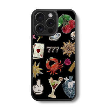 Black Magic Symbol Glass Case