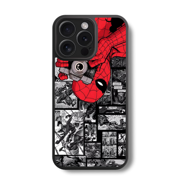 Retro Comic Spidey Glass Case