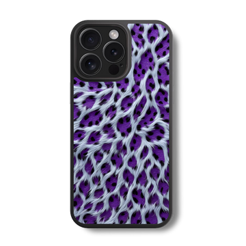 The Lavender Leopard Glass Case