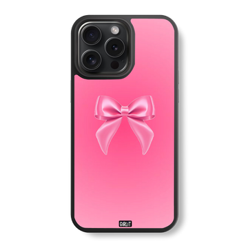 Pink Ribbon Glass Case