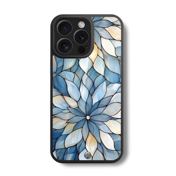 The Blue Petal Mosaic Glass Case