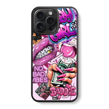 Baddie Vibes Glass Case