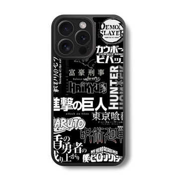 Anime Title Drop Glass Case