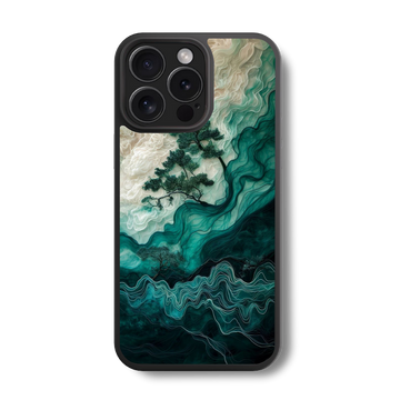 Jade Mountain Glass Case