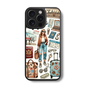 Jetsetter's Diary Glass Case