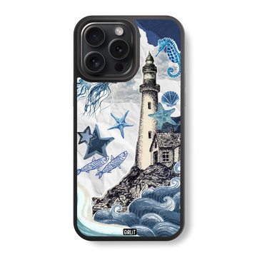 Lighthouse Haven Glass Case