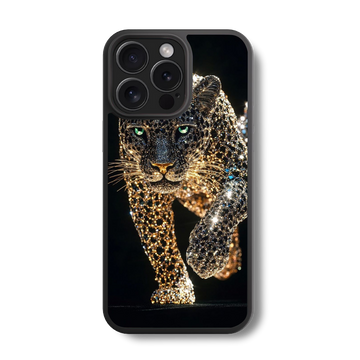 The Jeweled Panther Glass Case