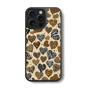 The Safari Heart Glass Case