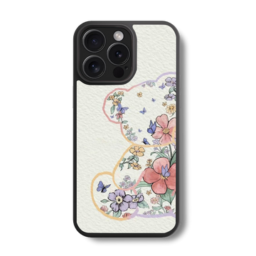Wildflower Teddy Glass Case