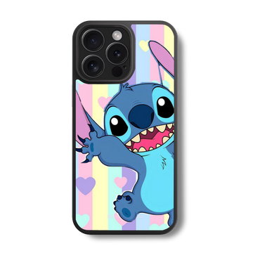 Stitch's Rainbow Glass Case