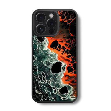 Lava Flow Abstract Glass Case