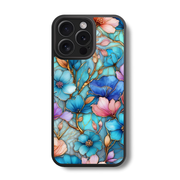Blue Iris Glass Case