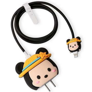 Tiwkka Cute Cartoon-iPhone Charger Case and Cable Protector
