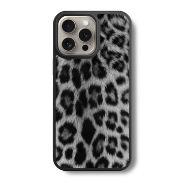 Snow Leopard Luxe Glass Case