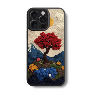 The Crimson Bonsai Glass Case