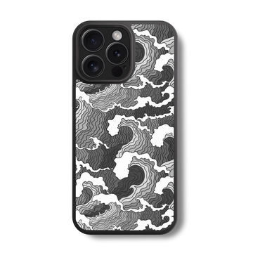 Ocean Wave Glass Case