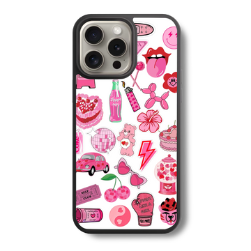 Cute & Quirky Pink Glass Case