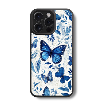 Butterfly Effect Blue Glass Case