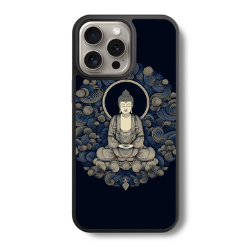 Tranquil Buddha Glass Case