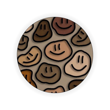 Brown Smilies Holder