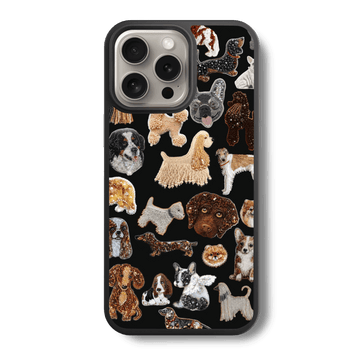 Collage Chaos Furry Friends Forever Glass Case