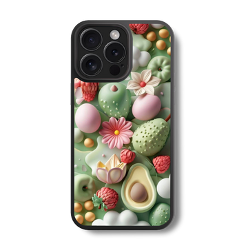 Sweet Garden Texture Glass Case