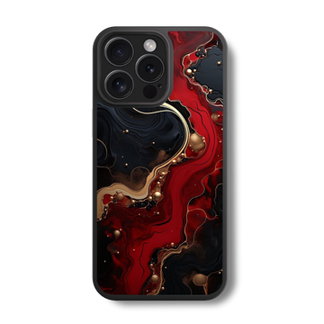 Crimson Gold Glass Case
