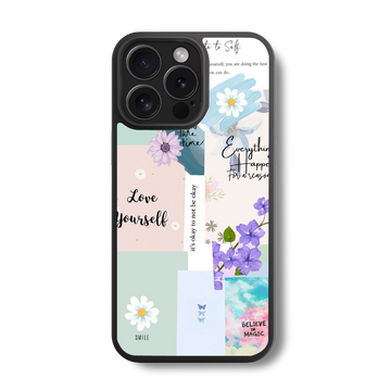 Believe in Magic Blooms Glass Case