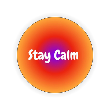 Stay Calm Aura Pop Holder