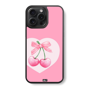 Blush Cherry Love Glass Case