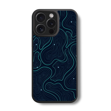 Terrain Map Glass Case