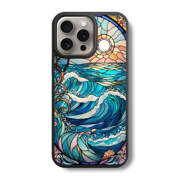 Chromatic Ocean Glass Case