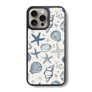 Marine Doodle Glass Case