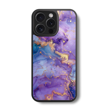 Indigo Goldstone Glass Case
