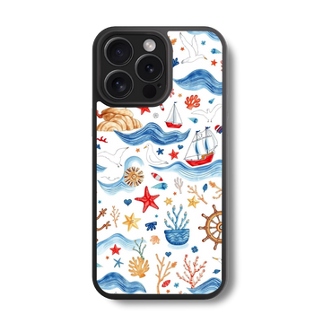 Seaside Serenity Glass Case