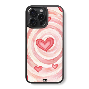 Heart Swirl Sweetie Glass Case