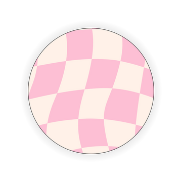 Cotton Candy Checkered Holder
