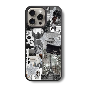 Parisian Star Collage Glass Case