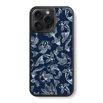 Koi Serenity Glass Case