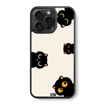 Curious Kitties Glass Case