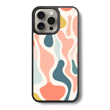Whimsical Waves Abstract Glass Case