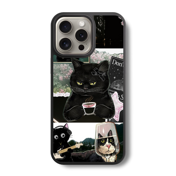 Mischievous Meow Glass Case