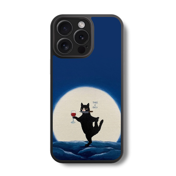 Zen Cat Wine Glass Case