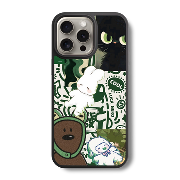 Mossy Mischief Glass Case