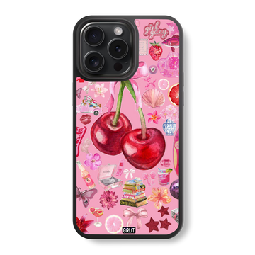 Cherry Glam Glass Case