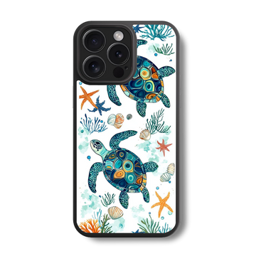 Sea Turtle Sanctuary Glass Case